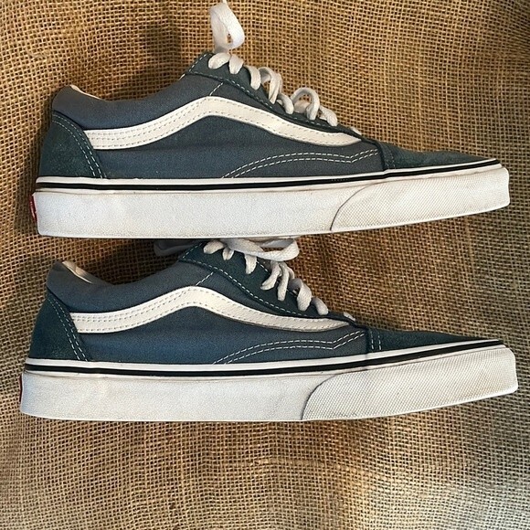 Vans Old Skool Canvas Blue Mirage, women’s size 8, men’s size 6.5 - Picture 5 of 10